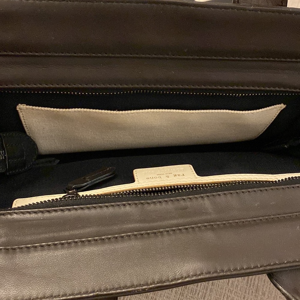 RAG & BONE Mocha Brown Small Pilot Bag - Picture 9 of 13